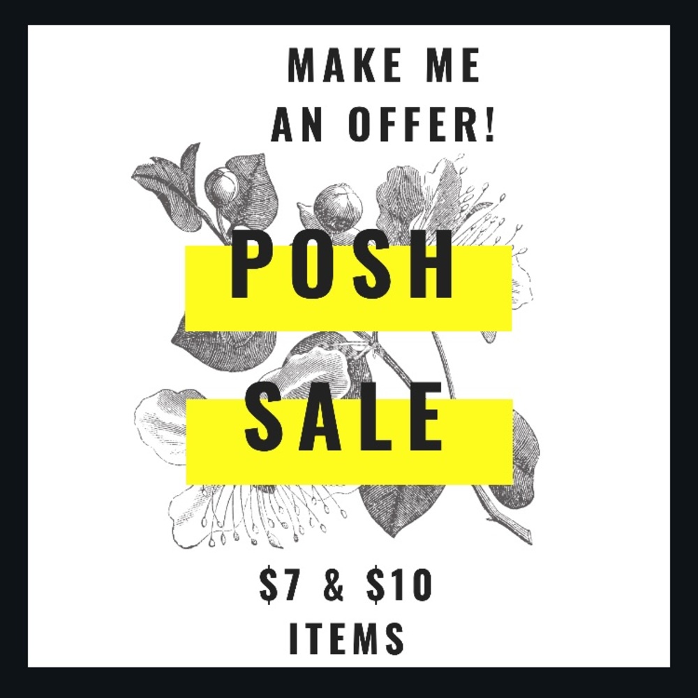 Posh sale! Everything must go!